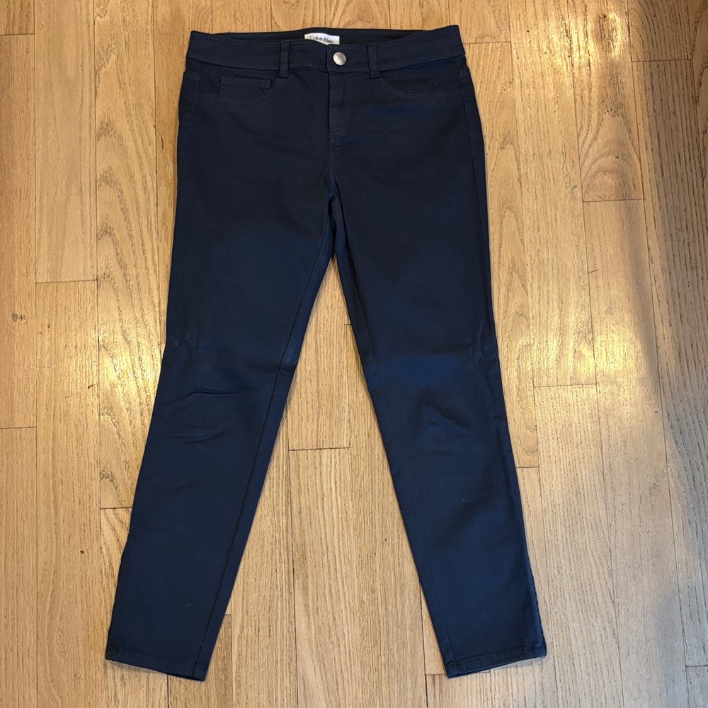 Calvin Klein Dark Gray Ankle Jeans